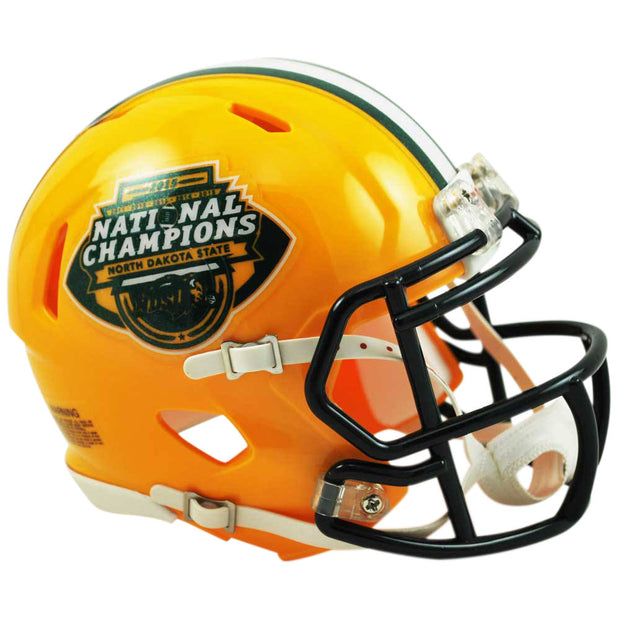 North Dakota State Bison 2015 Champs Speed Mini Football Helmet