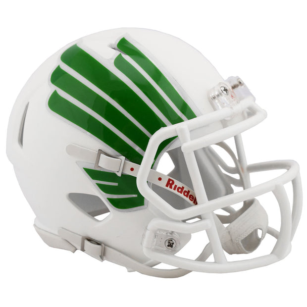 North Texas Mean Green Speed Mini Helmet - White