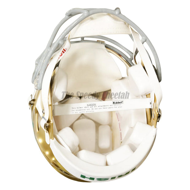 Notre Dame Fighting Irish Shamrock Riddell Speed Authentic Football Helmet