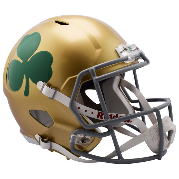 Notre Dame Fighting Irish Shamrock Speed Replica Football Helmet