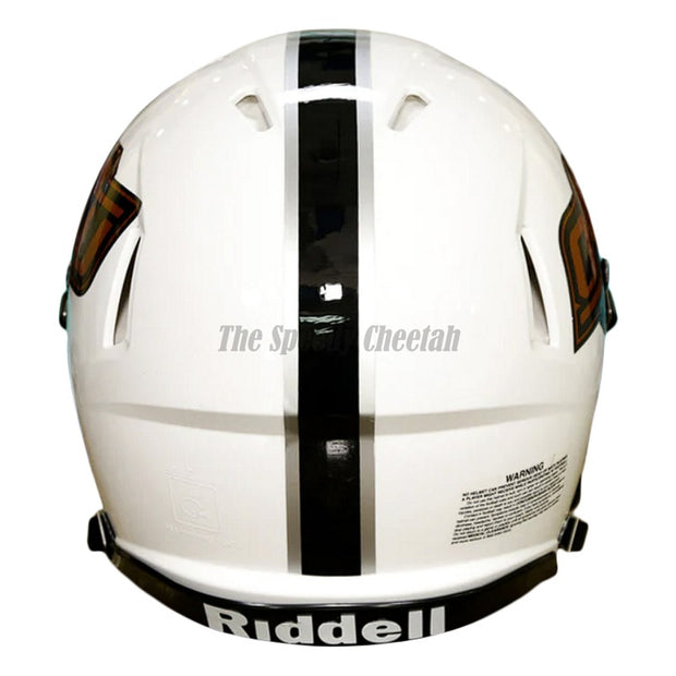 OK State Cowboys Chrome Decal Riddell Speed Authentic Football Helmet