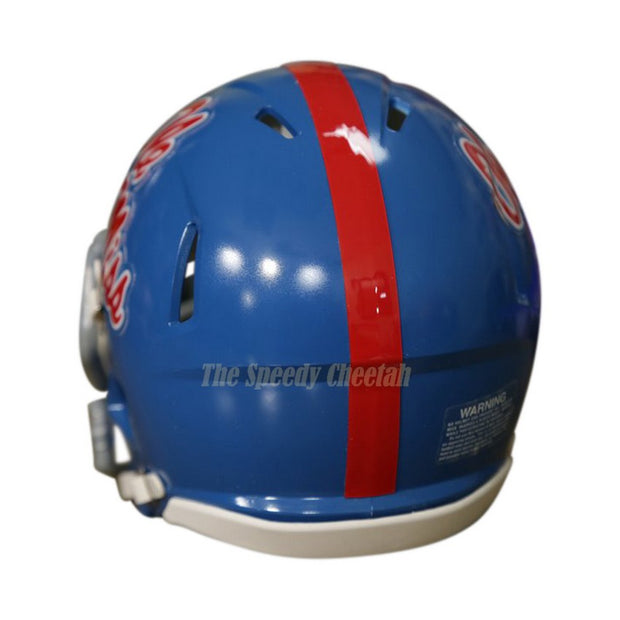 Ole Miss Rebels Powder Blue Riddell Speed Mini Football Helmet