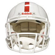Ole Miss Rebels White Riddell Speed Authentic Football Helmet