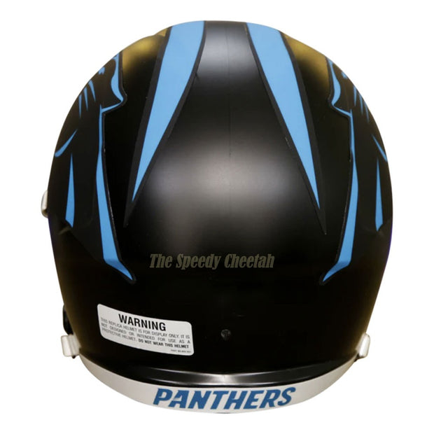 Carolina Panthers Black Alternate Replica Football Helmet