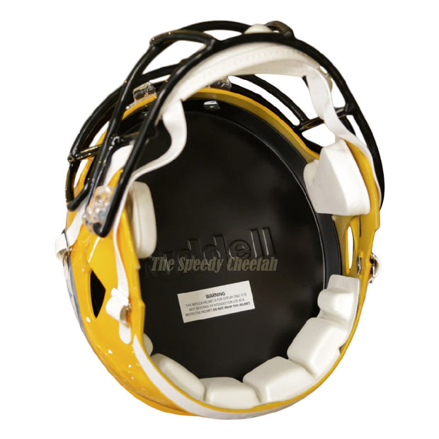 Pittsburgh Steelers Gold Riddell Throwback Replica Football Helmet
