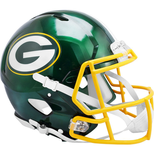 Green Bay Packers Riddell Flash Authentic Football Helmet