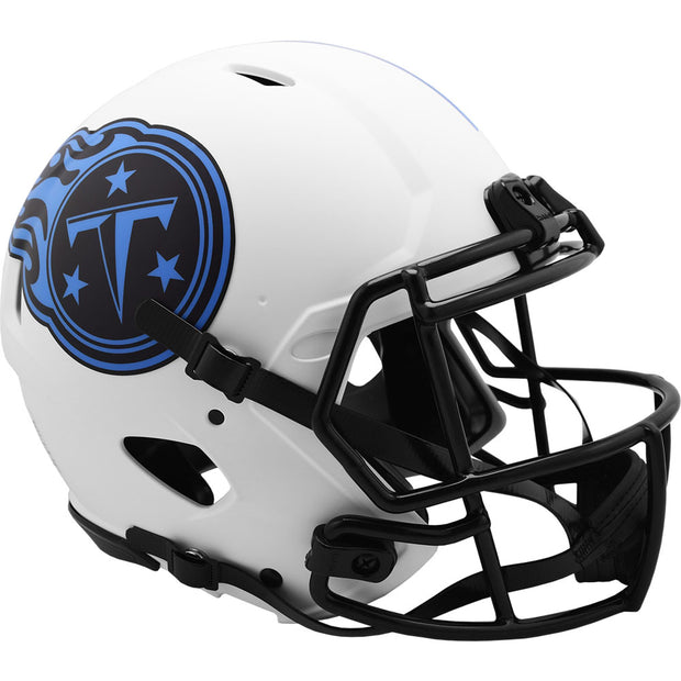 Tennessee Titans White Lunar Eclipse Speed Authentic Football Helmet