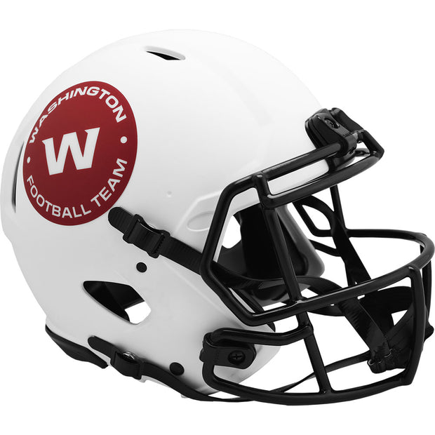 Washington Football Team White Lunar Eclipse Speed Authentic Football Helmet