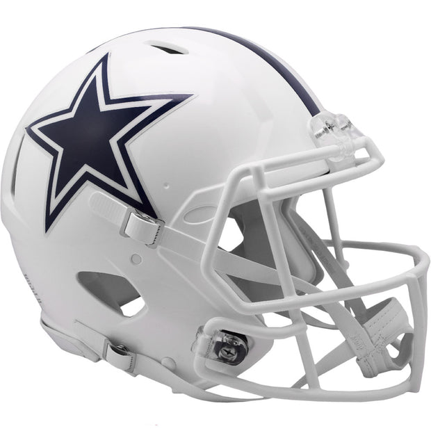 Dallas Cowboys White Alternate Authentic Football Helmet