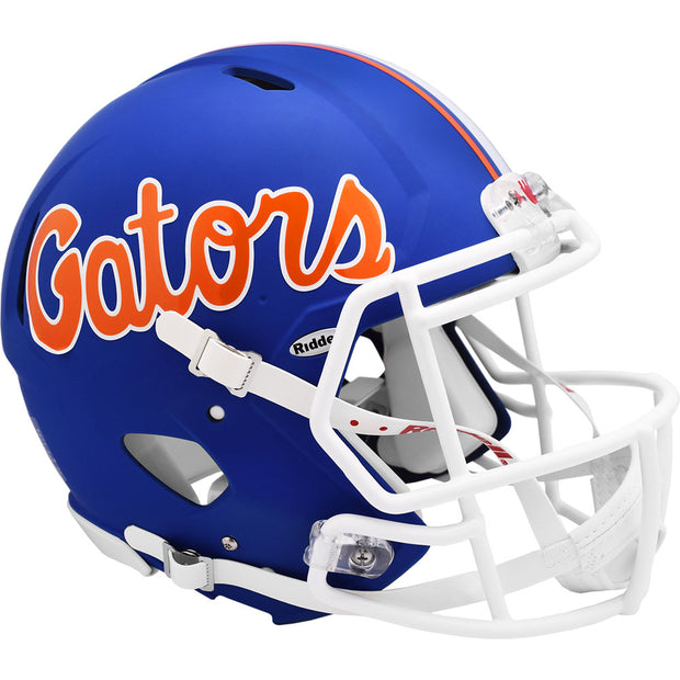 Florida Gators Blue Riddell Speed Authentic Football Helmet