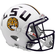 LSU Tigers White Riddell Speed Authentic Football Helmet