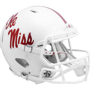 Ole Miss Rebels White Riddell Speed Authentic Football Helmet
