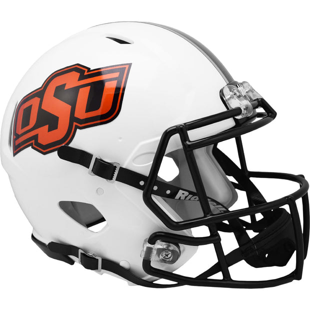 OK State Cowboys Chrome Decal Riddell Speed Authentic Football Helmet