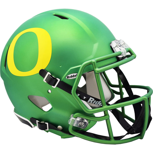 Oregon Ducks Apple Green Riddell Speed Authentic Football Helmet