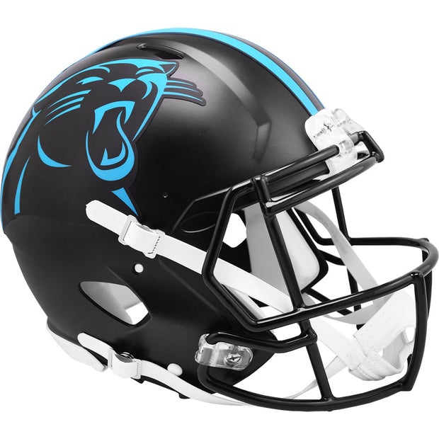 Carolina Panthers Black Alternate Speed Authentic Helmet