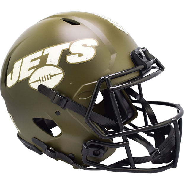 New York Jets Riddell Salute To Service Authentic Football Helmet