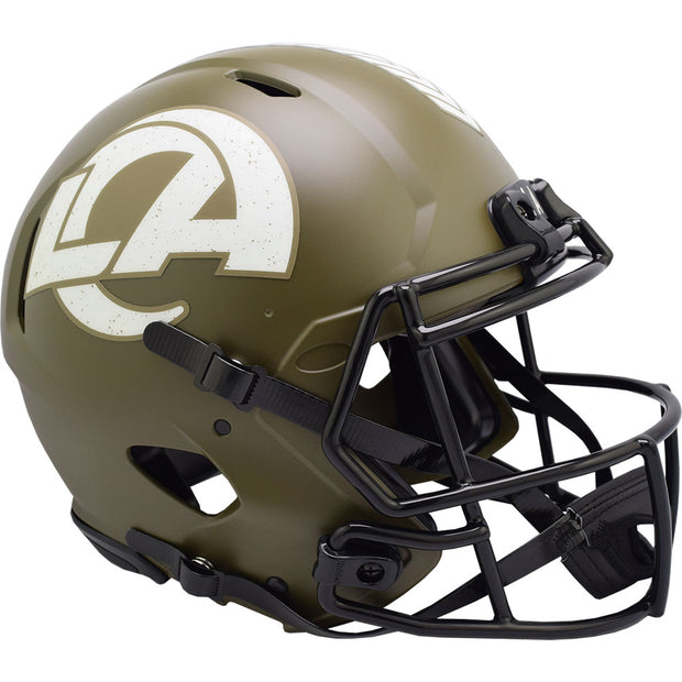 LA Rams Riddell Salute To Service Authentic Football Helmet