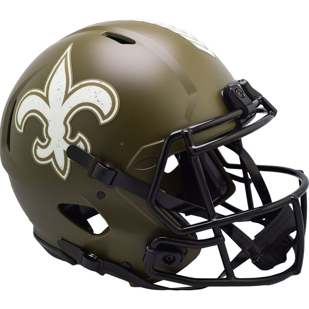 New Orleans Saints Riddell Speed Authentic Helmet - Salute To Service