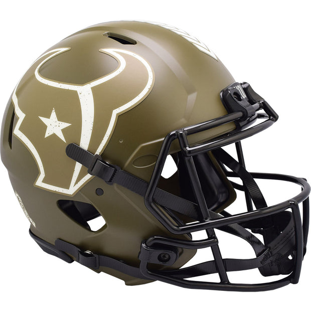 Houston Texans Riddell Salute To Service Authentic Football Helmet