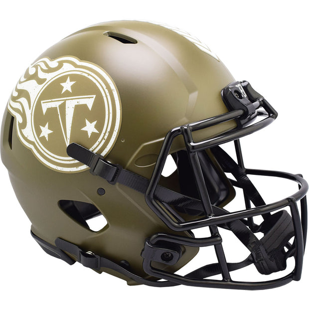 Tennessee Titans Riddell Salute To Service Authentic Football Helmet