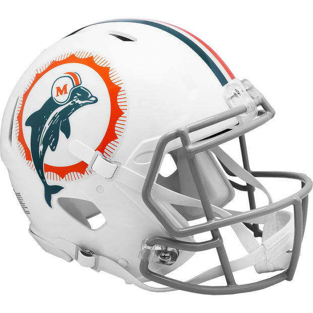 Miami Dolphins 1972 Riddell Throwback Authentic Football Helmet