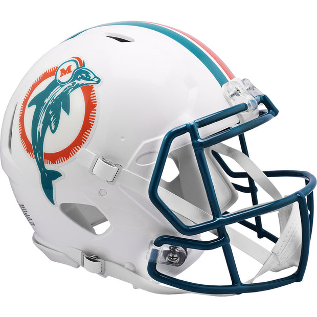 Miami Dolphins 1980-96 Riddell Throwback Authentic Football Helmet