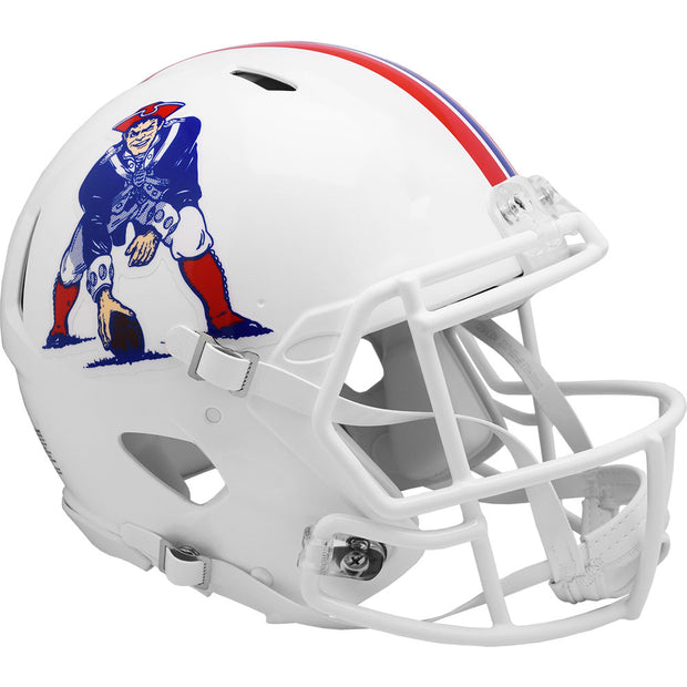 New England Patriots 1982-89 Riddell Throwback Authentic Football Helmet