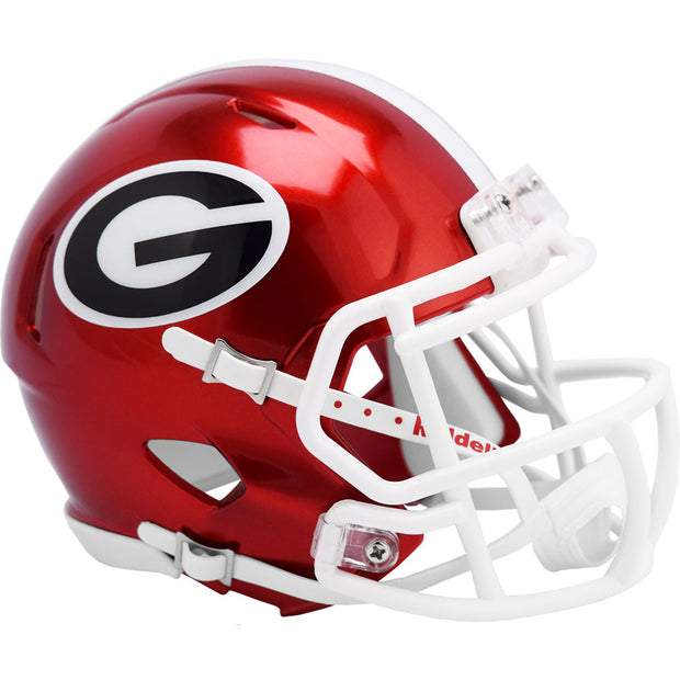 Georgia Bulldogs Flash Riddell Speed Mini Football Helmet