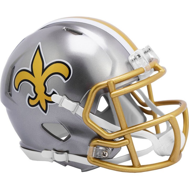 New Orleans Saints Riddell Speed Mini Helmet - Flash