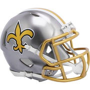 New Orleans Saints Riddell Flash Mini Football Helmet