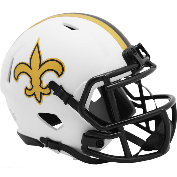 New Orleans Saints Riddell Speed Mini Helmet - Lunar Eclipse