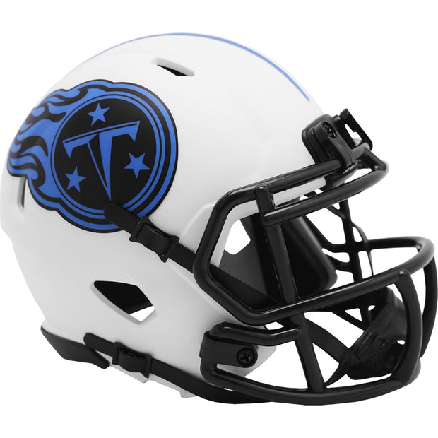 Tennessee Titans Riddell White Lunar Eclipse Mini Football Helmet