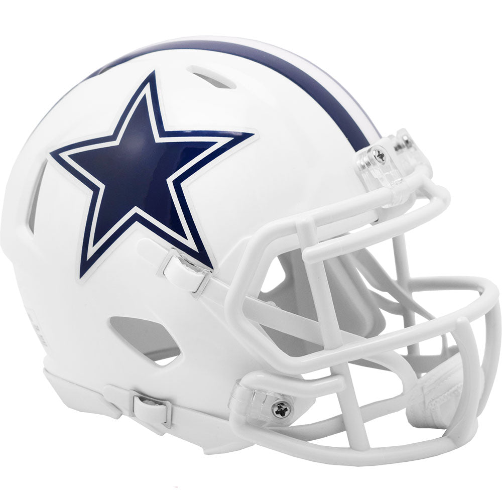 Dallas Cowboys Riddell Speed Mini Helmet White Alternate 2022