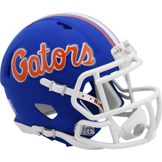 Florida Gators Blue Riddell Speed Mini Football Helmet