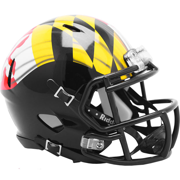 Maryland Terrapins Riddell Speed Mini Helmet - Pride