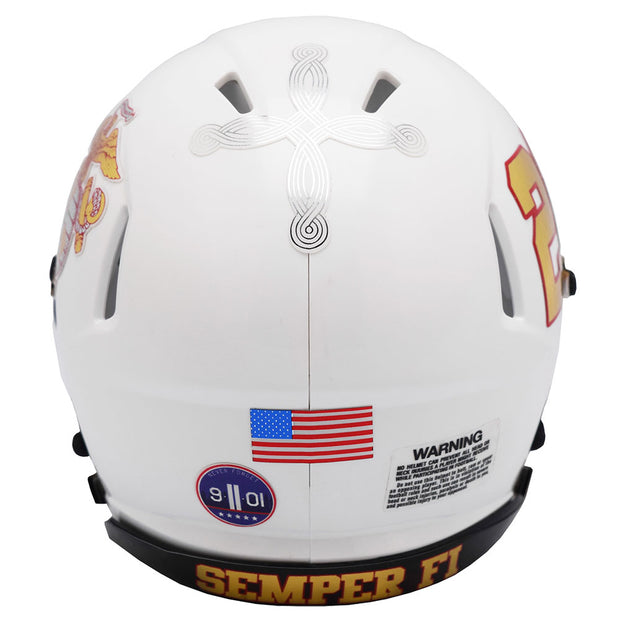 Navy Midshipmen Riddell Speed Mini Helmet - USMC 21