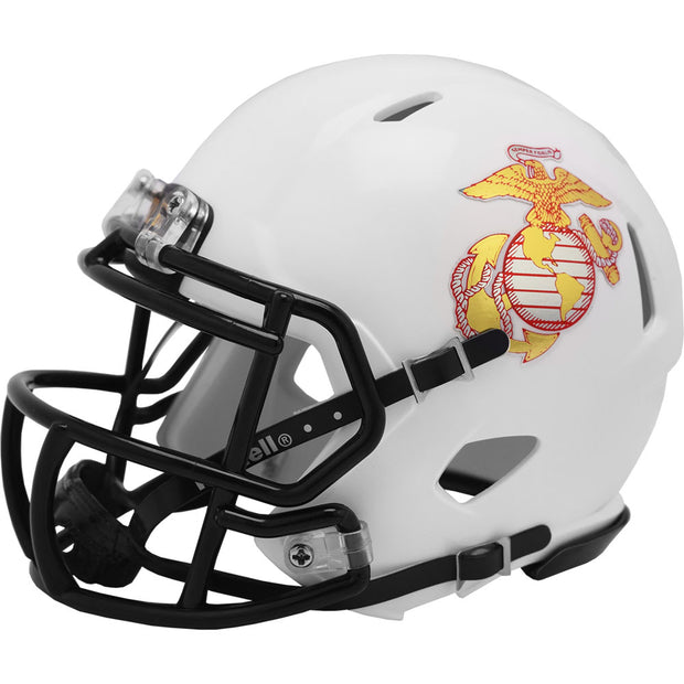 Navy Midshipmen Riddell Speed Mini Helmet - USMC 21