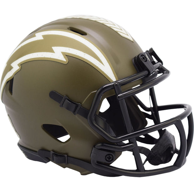 LA Chargers Salute To Service 2022 Riddell Speed Mini Helmet