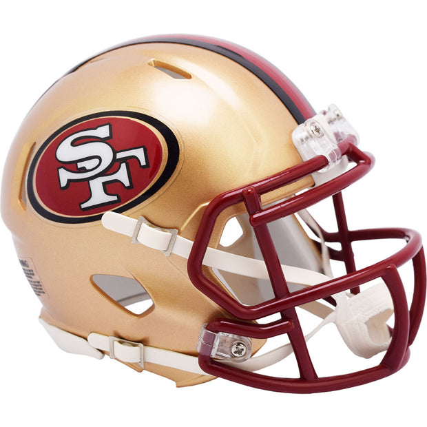 San Francisco 49ers 1996-08 Riddell Throwback Mini Football Helmet