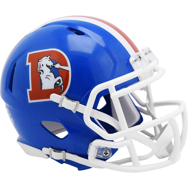Denver Broncos 1975-96 Riddell Throwback Mini Football Helmet