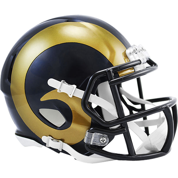 LA Rams Riddell Speed Mini Helmet - Throwback 2000-2016