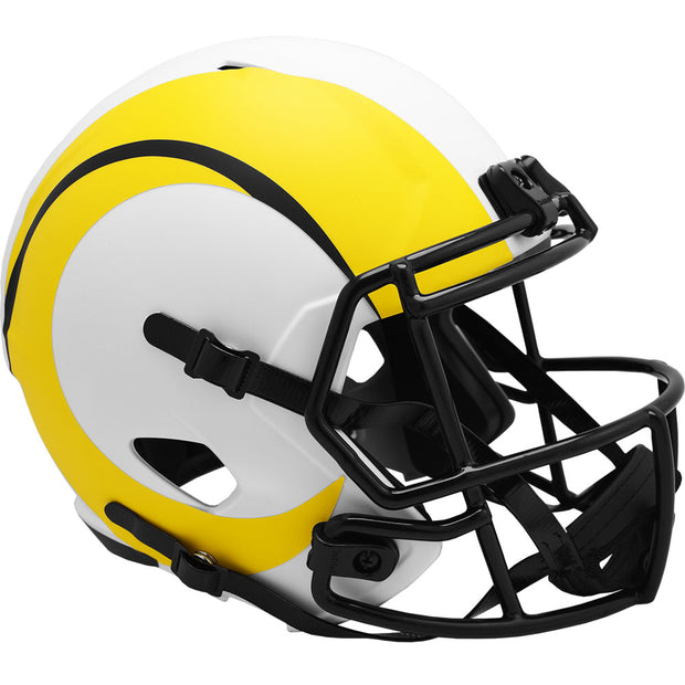LA Rams Riddell White Lunar Eclipse Replica Football Helmet