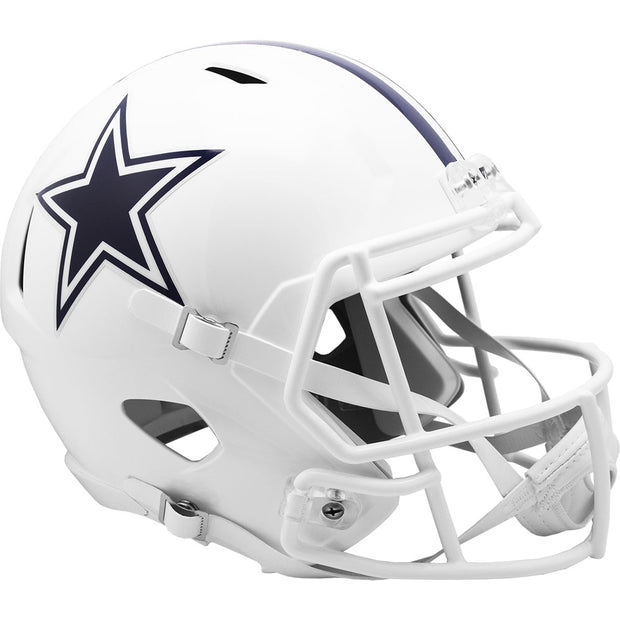 Dallas Cowboys White Alternate Replica Football Helmet
