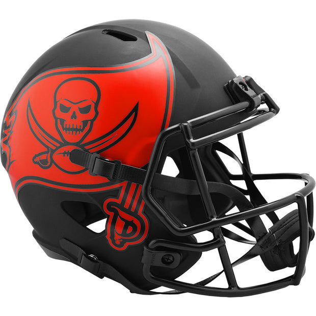 Tampa Bay Bucs Riddell Black Eclipse Replica Football Helmet