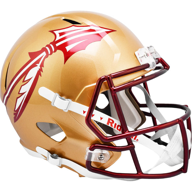 FSU Seminoles Metallic Riddell Speed Full Size Replica Football Helmet