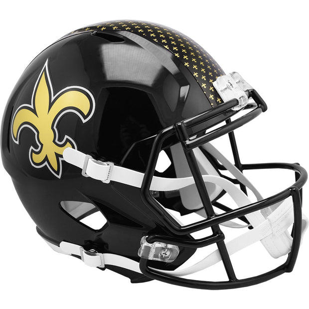 New Orleans Saints Black Alternate Replica Football Helmet