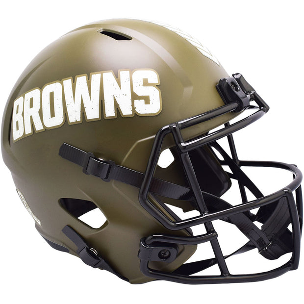 Cleveland Browns Riddell Salute To Service Replica Football Helmet