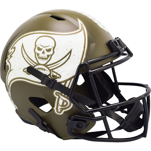Tampa Bay Bucs Riddell Salute To Service Replica Football Helmet