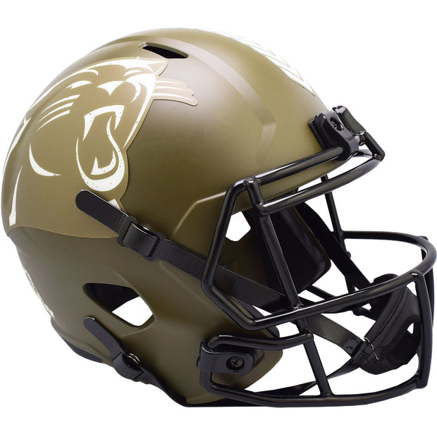Carolina Panthers Riddell Salute To Service Replica Football Helmet