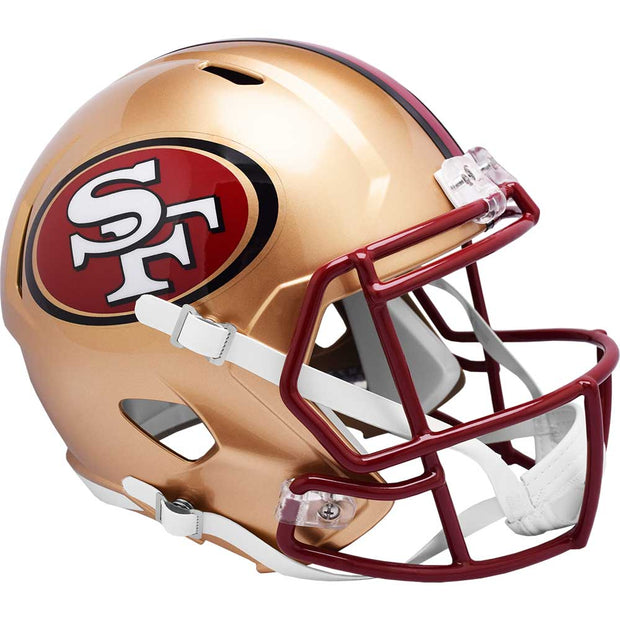 San Francisco 49ers 1996-08 Riddell Throwback Replica Football Helmet